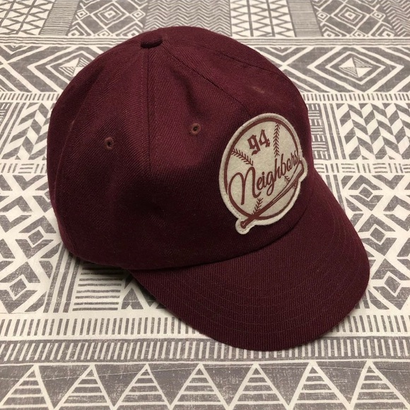 Neighborhood Other - Neighborhood Neighbors 8 Panel Baseball Fitted Cap Size Large